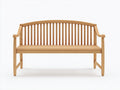 Panche da giardino - Legno - 134x59x92 cm - Miele - Stile tradizionale