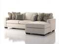 Divano angolare - Tessuto - 276x166x85 cm - Crema - Stile contemporaneo