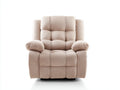Poltrona reclinabile - Tessuto - 97x92x106 cm - Beige - Stile contemporaneo